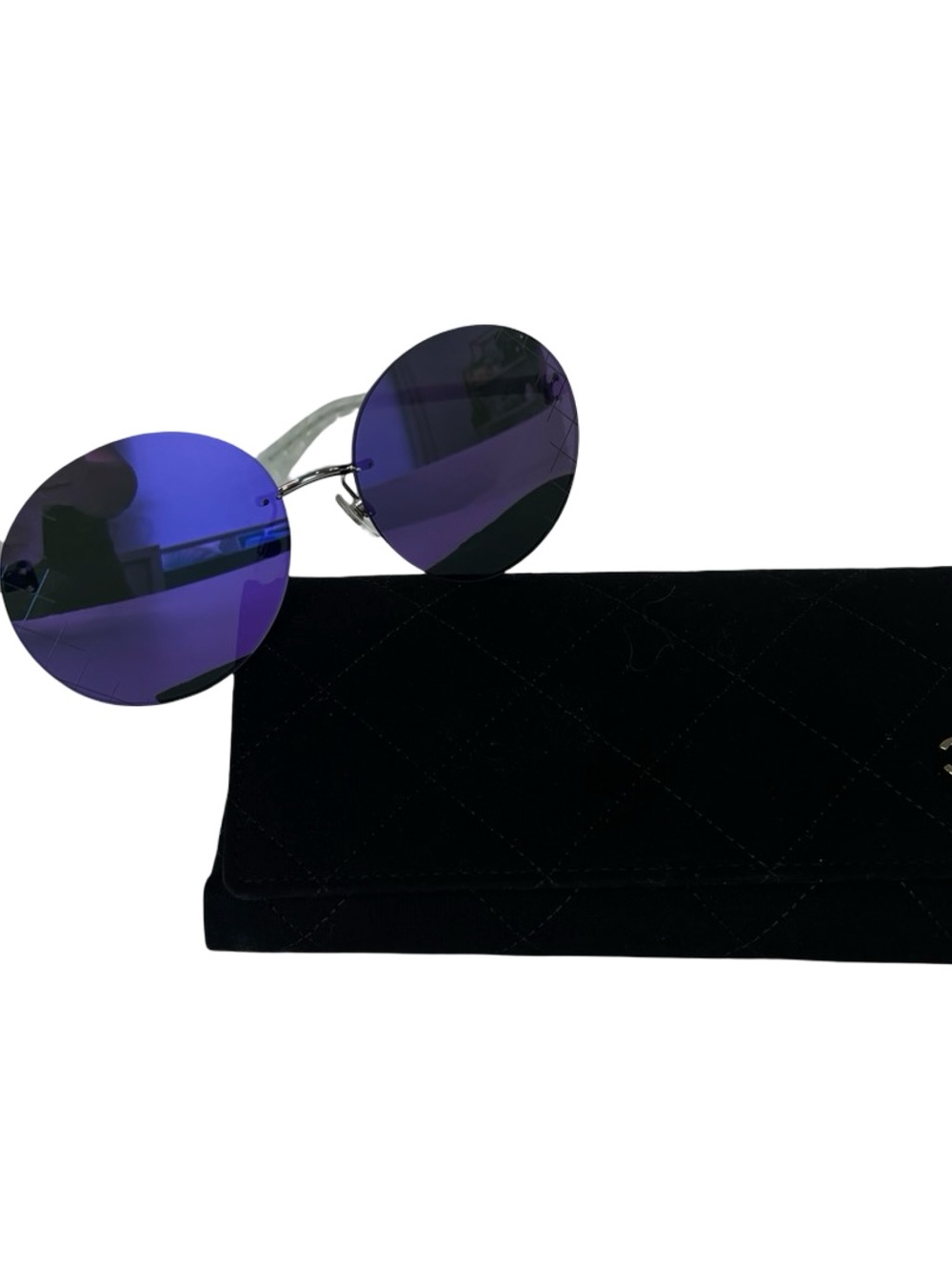 Chanel rimless sunglasses